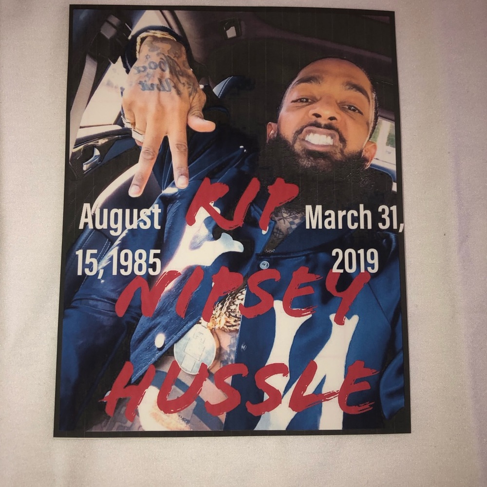 RIP NIPSEY HUSSLE T SHIRT